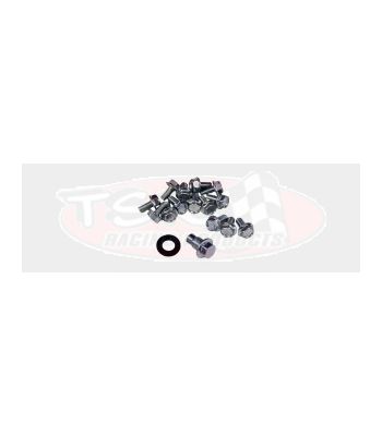 Powerglide PG OEM Style Pan Bolt Kit W/Drain Plug APG-5282BK